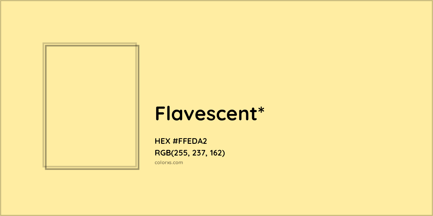 HEX #FFEDA2 Color Name, Color Code, Palettes, Similar Paints, Images