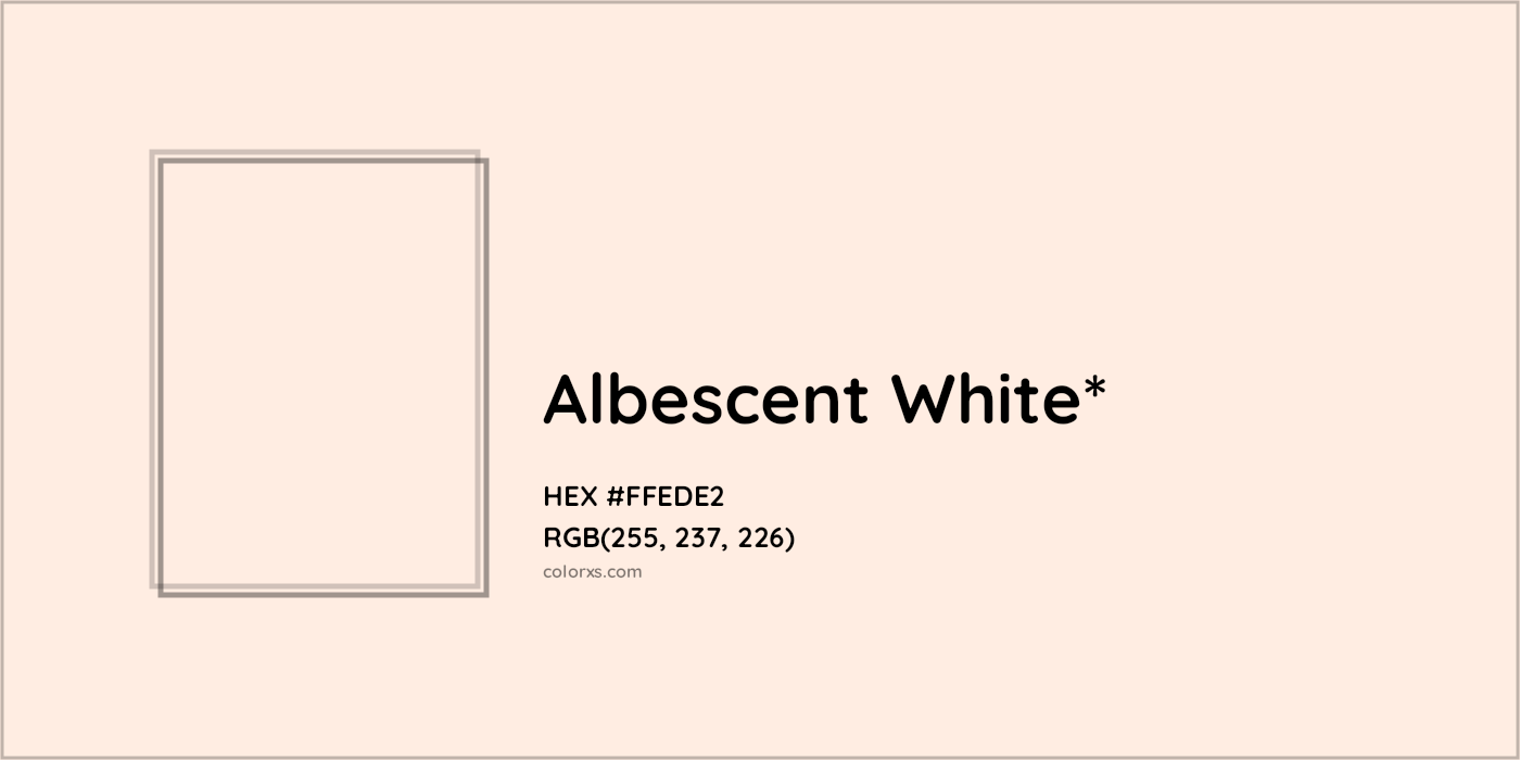 HEX #FFEDE2 Color Name, Color Code, Palettes, Similar Paints, Images