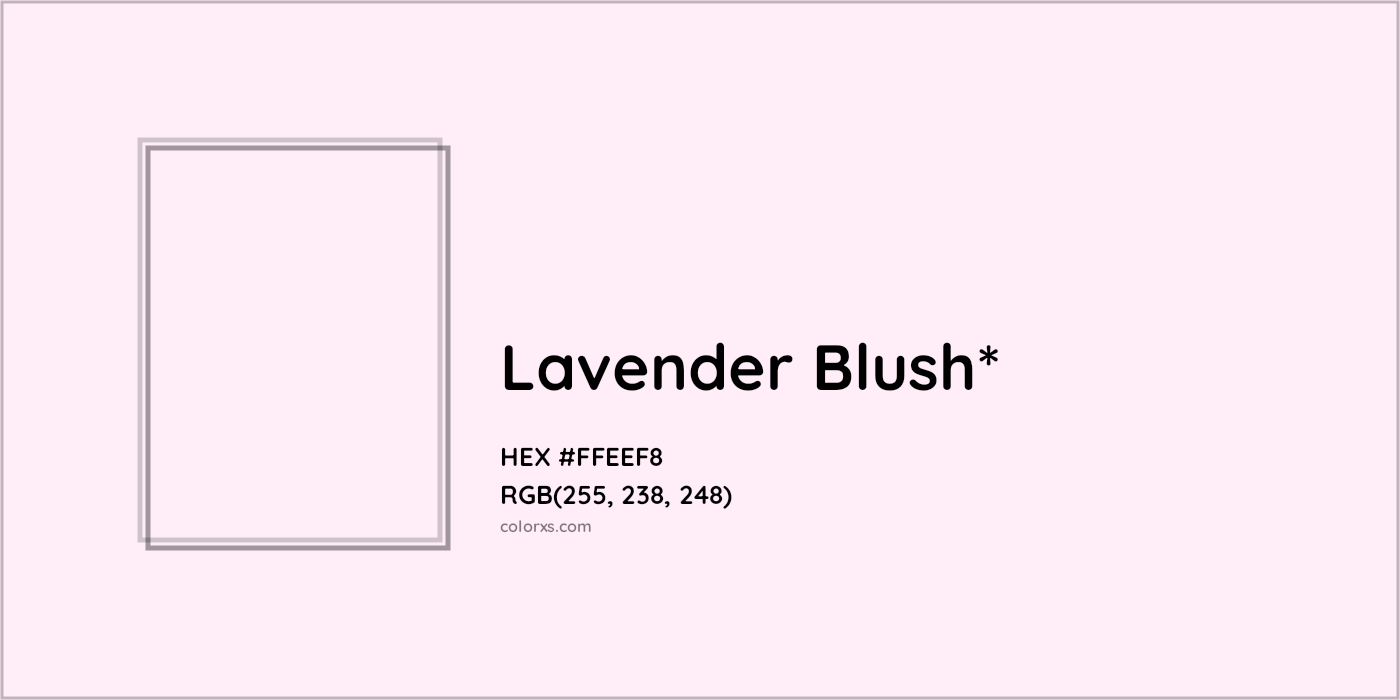 HEX #FFEEF8 Color Name, Color Code, Palettes, Similar Paints, Images