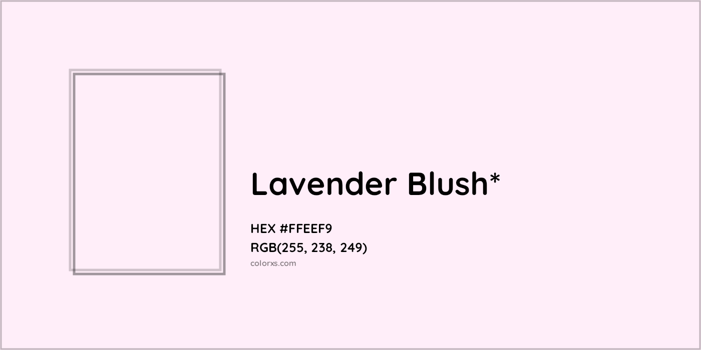 HEX #FFEEF9 Color Name, Color Code, Palettes, Similar Paints, Images