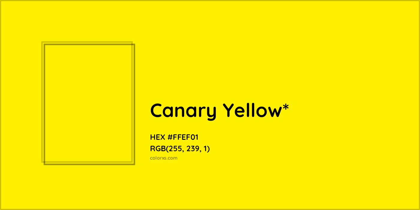 HEX #FFEF01 Color Name, Color Code, Palettes, Similar Paints, Images