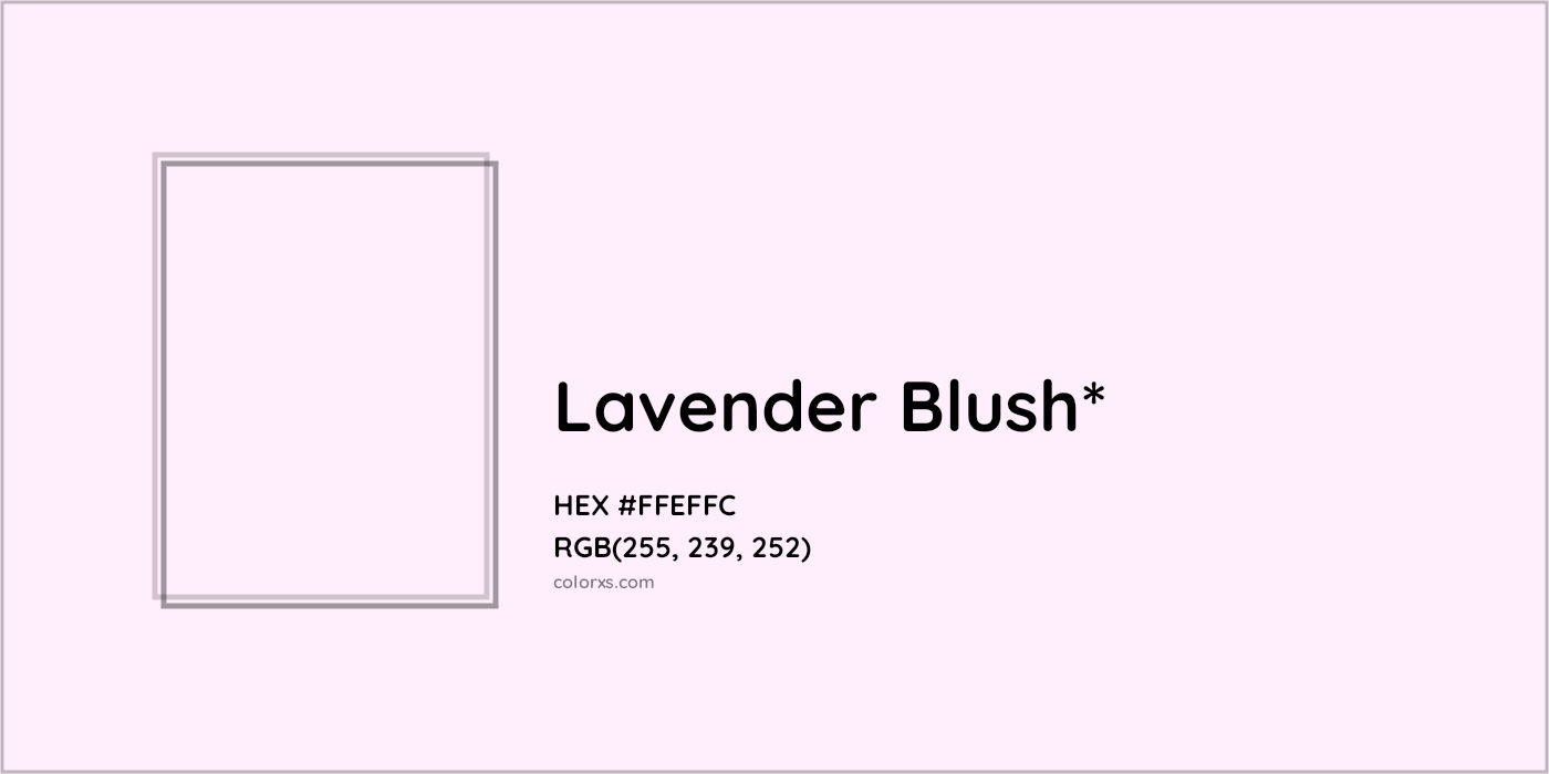 HEX #FFEFFC Color Name, Color Code, Palettes, Similar Paints, Images