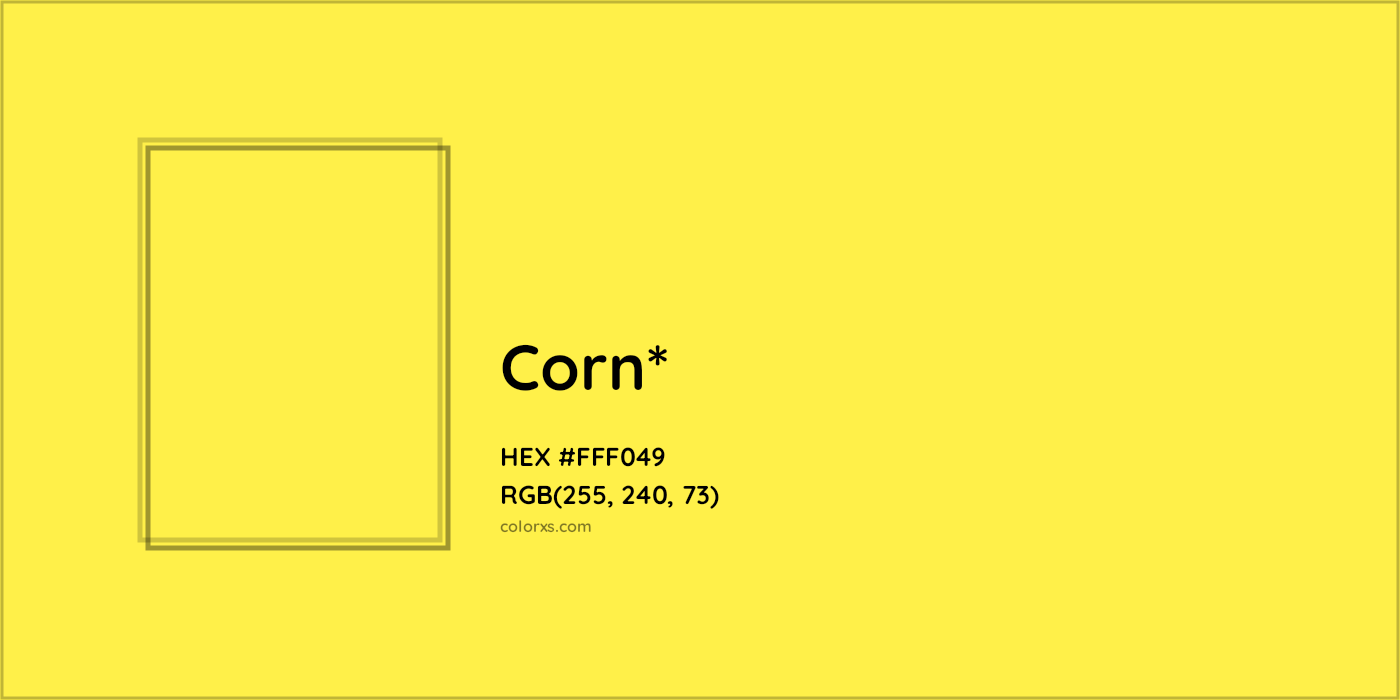 HEX #FFF049 Color Name, Color Code, Palettes, Similar Paints, Images