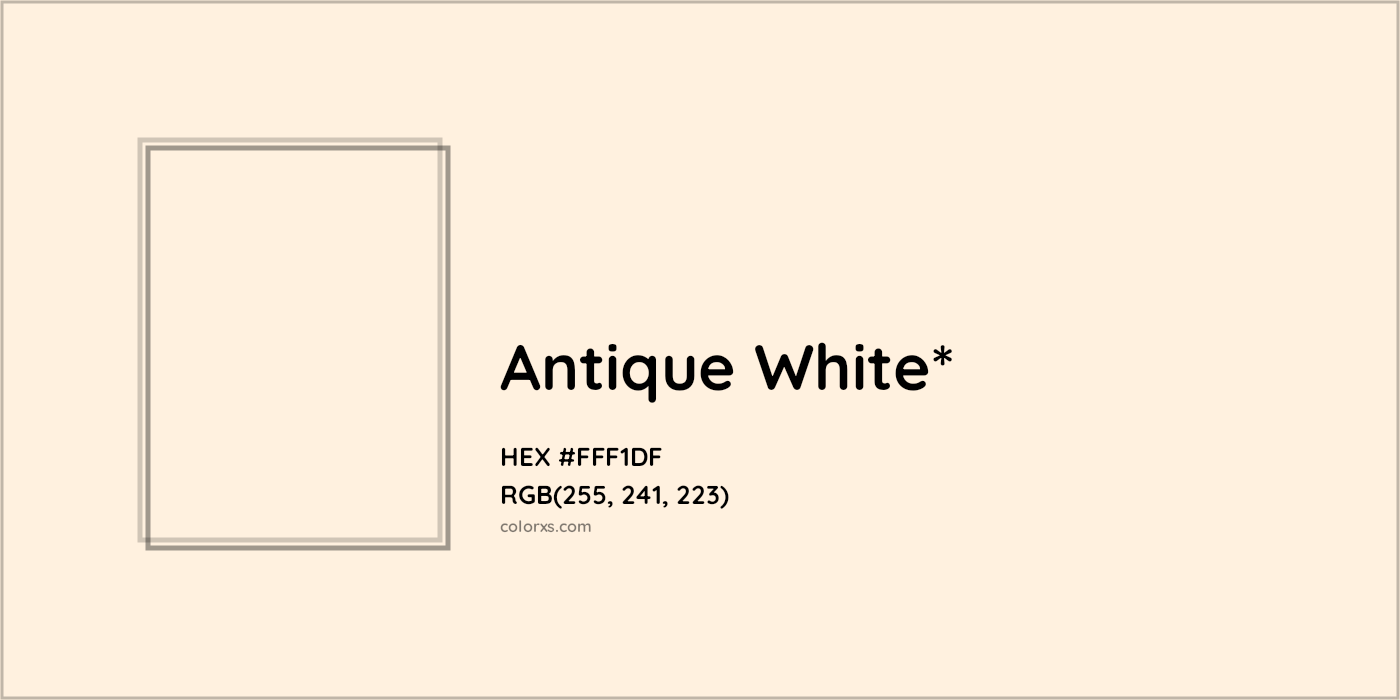 HEX #FFF1DF Color Name, Color Code, Palettes, Similar Paints, Images
