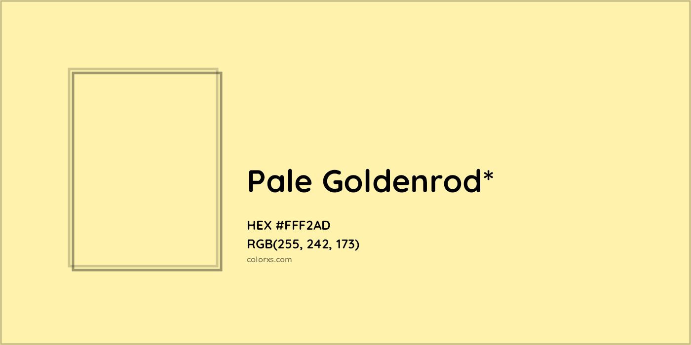 HEX #FFF2AD Color Name, Color Code, Palettes, Similar Paints, Images