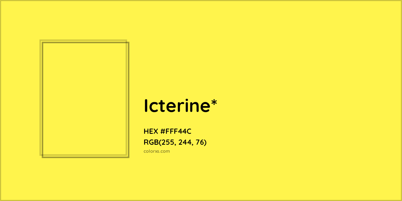HEX #FFF44C Color Name, Color Code, Palettes, Similar Paints, Images