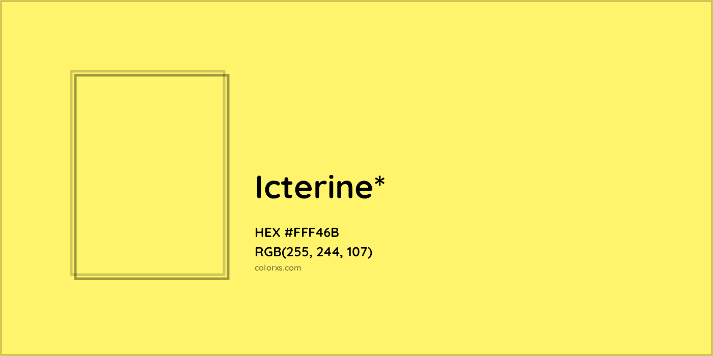 HEX #FFF46B Color Name, Color Code, Palettes, Similar Paints, Images