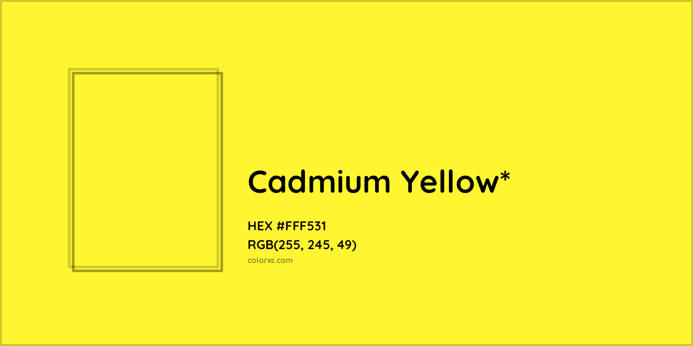 HEX #FFF531 Color Name, Color Code, Palettes, Similar Paints, Images