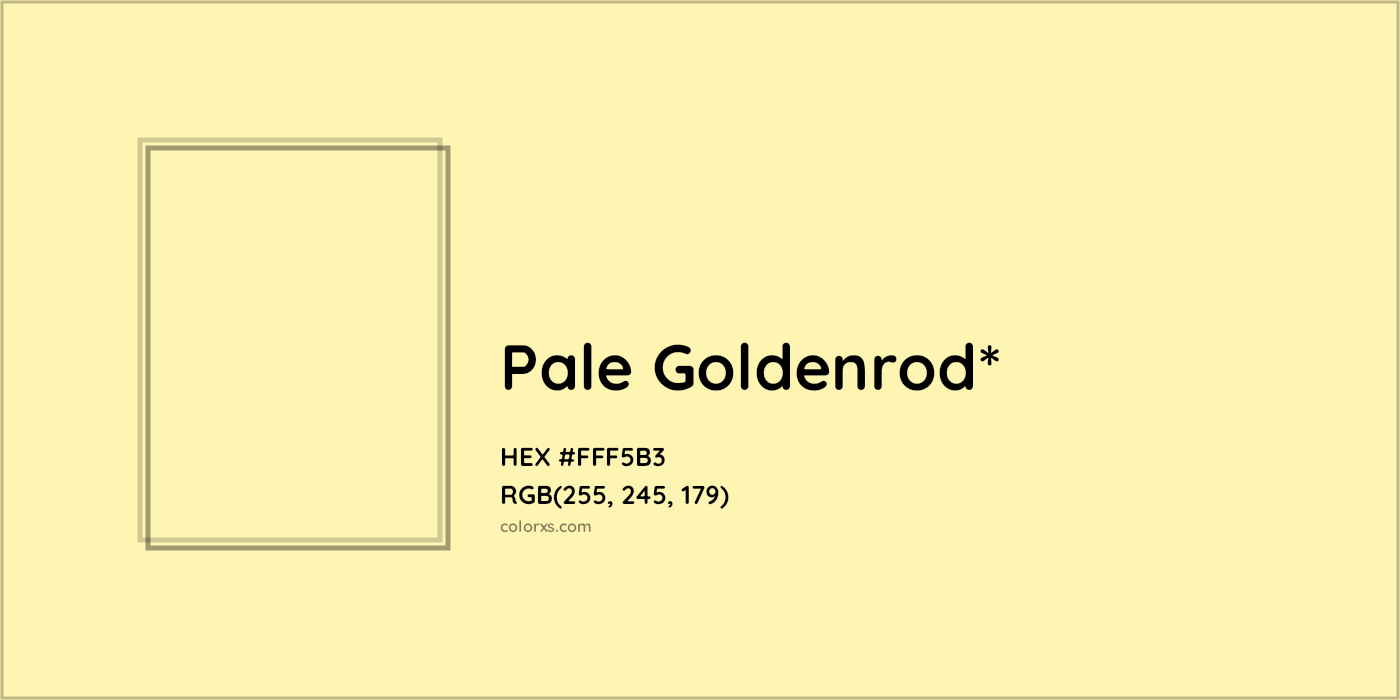 HEX #FFF5B3 Color Name, Color Code, Palettes, Similar Paints, Images