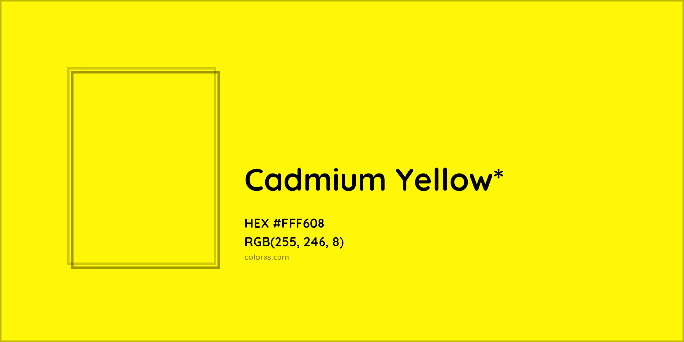 HEX #FFF608 Color Name, Color Code, Palettes, Similar Paints, Images
