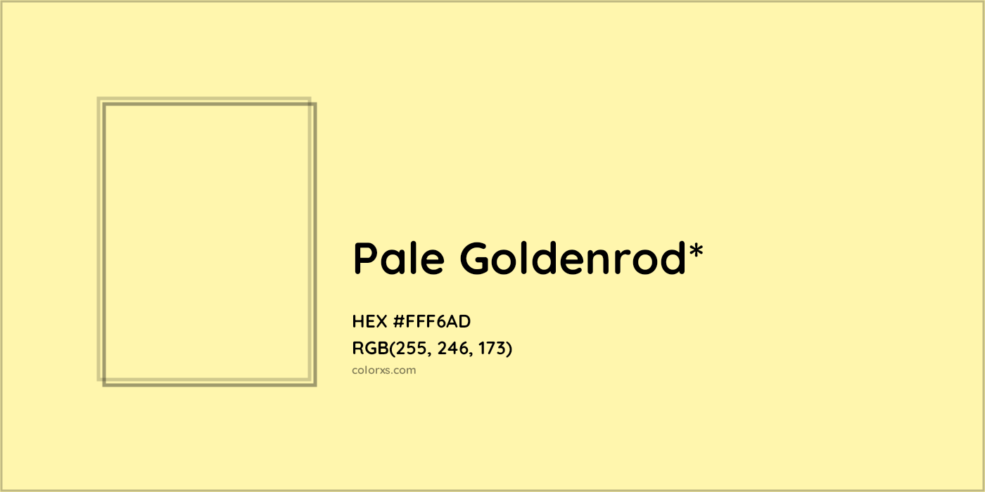 HEX #FFF6AD Color Name, Color Code, Palettes, Similar Paints, Images