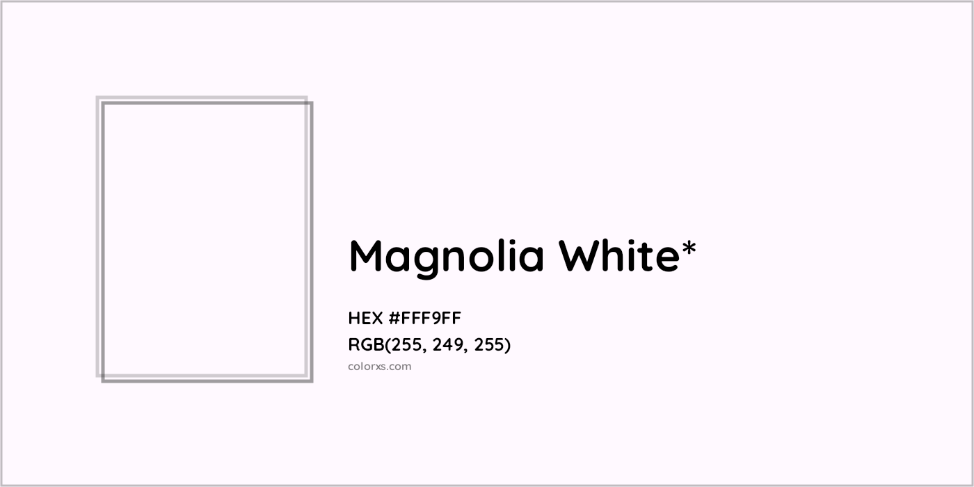 HEX #FFF9FF Color Name, Color Code, Palettes, Similar Paints, Images