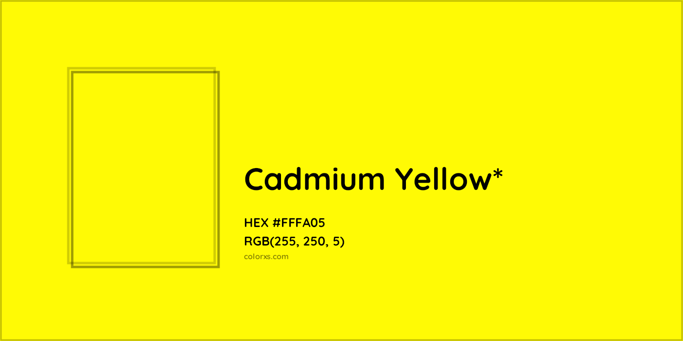 HEX #FFFA05 Color Name, Color Code, Palettes, Similar Paints, Images