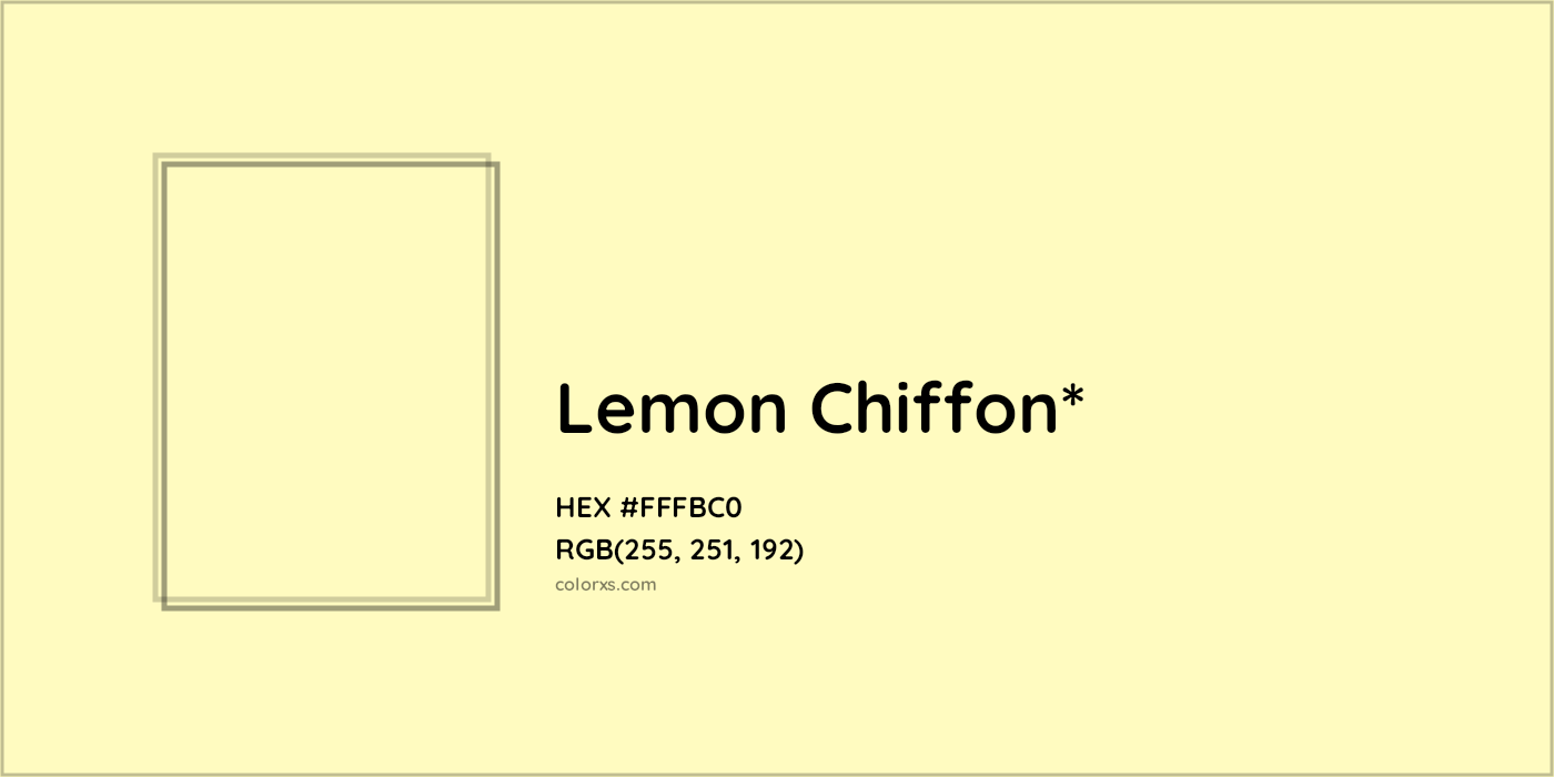 HEX #FFFBC0 Color Name, Color Code, Palettes, Similar Paints, Images