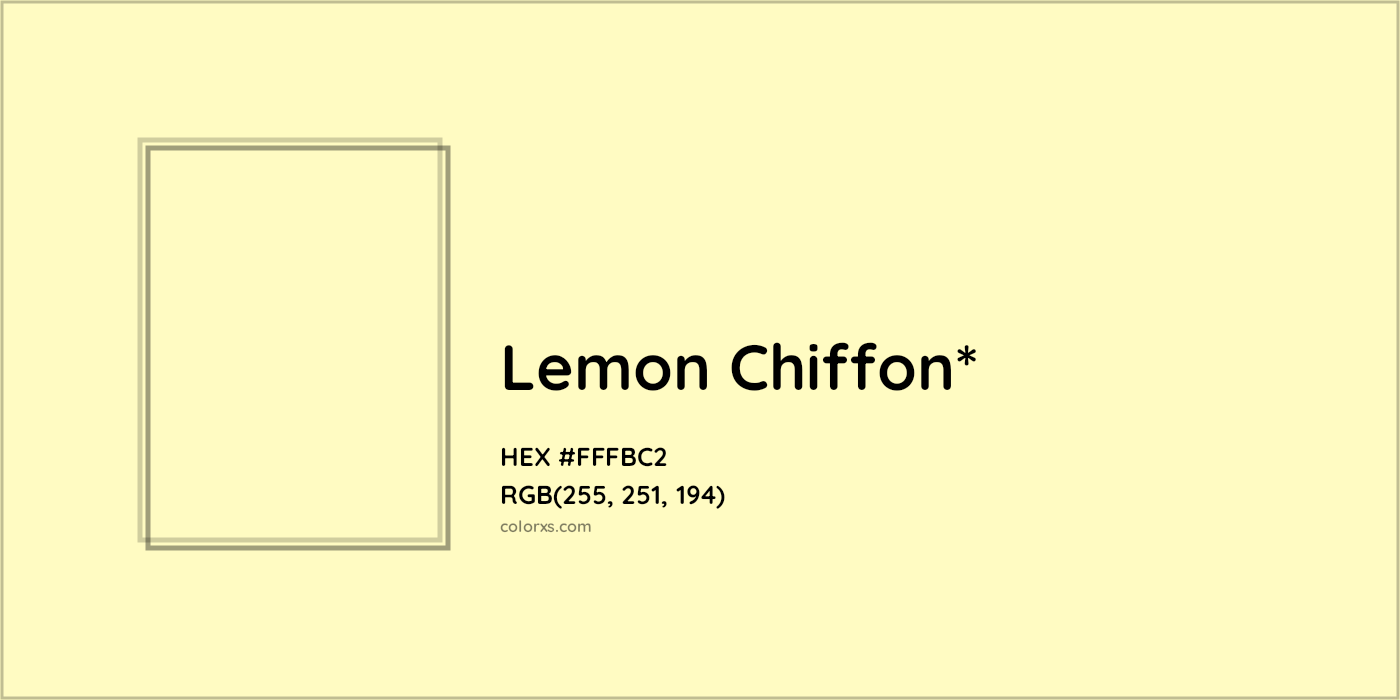 HEX #FFFBC2 Color Name, Color Code, Palettes, Similar Paints, Images