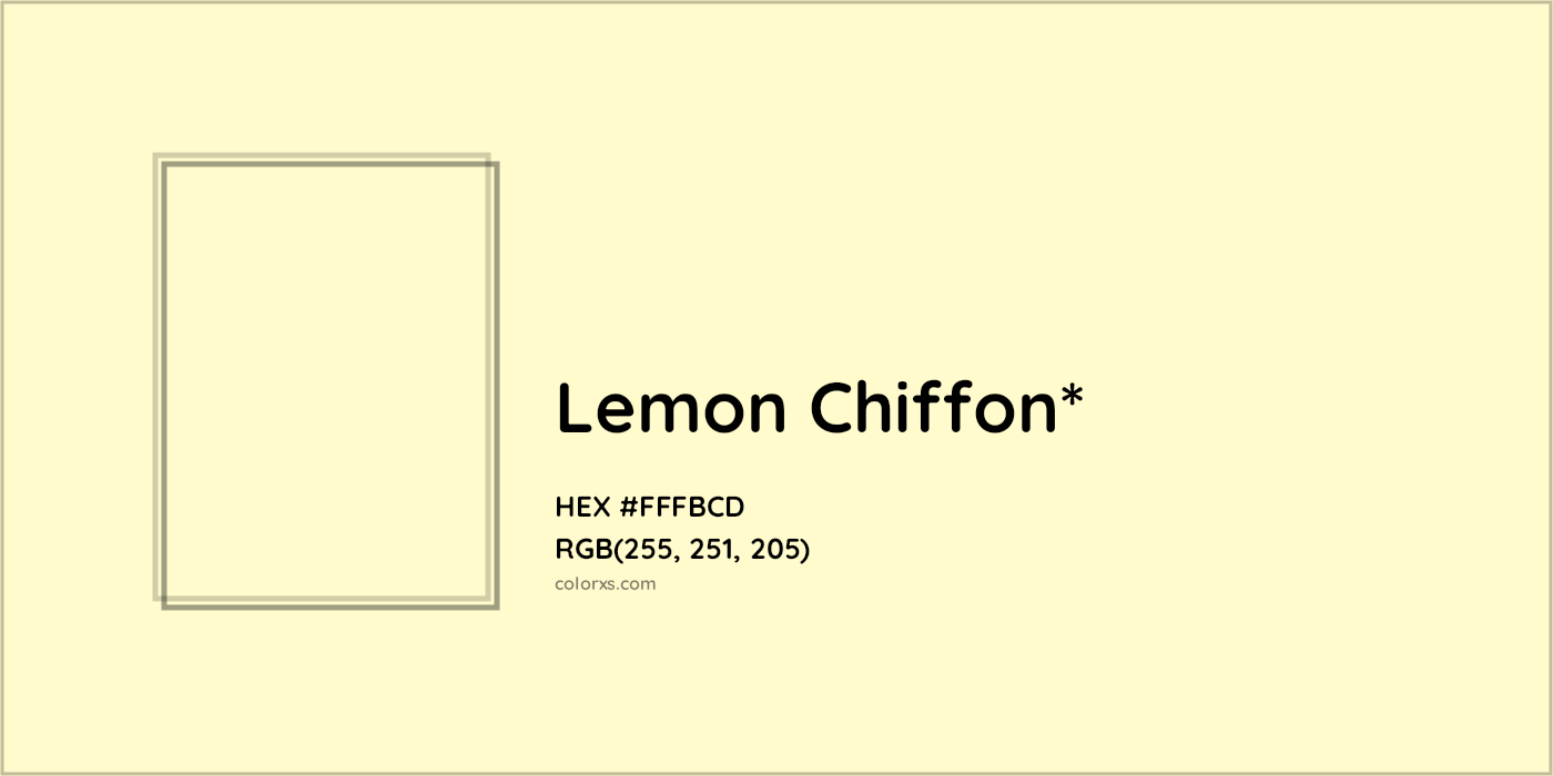 HEX #FFFBCD Color Name, Color Code, Palettes, Similar Paints, Images