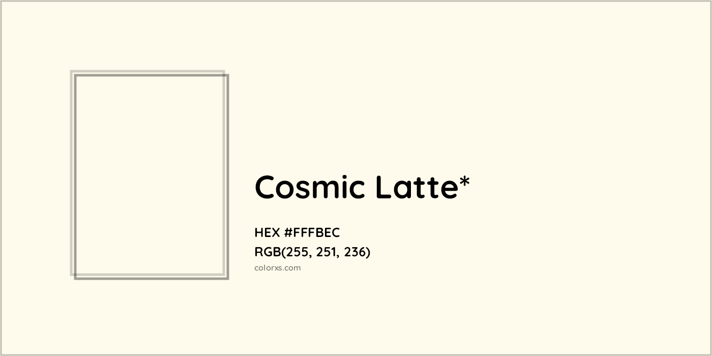 HEX #FFFBEC Color Name, Color Code, Palettes, Similar Paints, Images