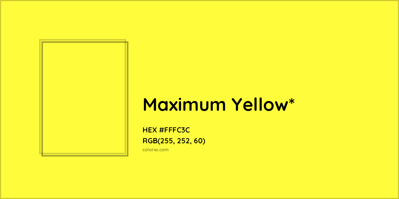 HEX #FFFC3C Color Name, Color Code, Palettes, Similar Paints, Images