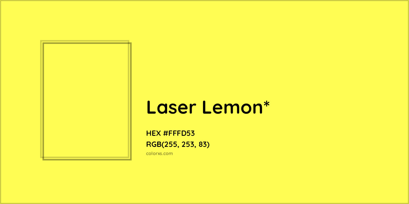 HEX #FFFD53 Color Name, Color Code, Palettes, Similar Paints, Images