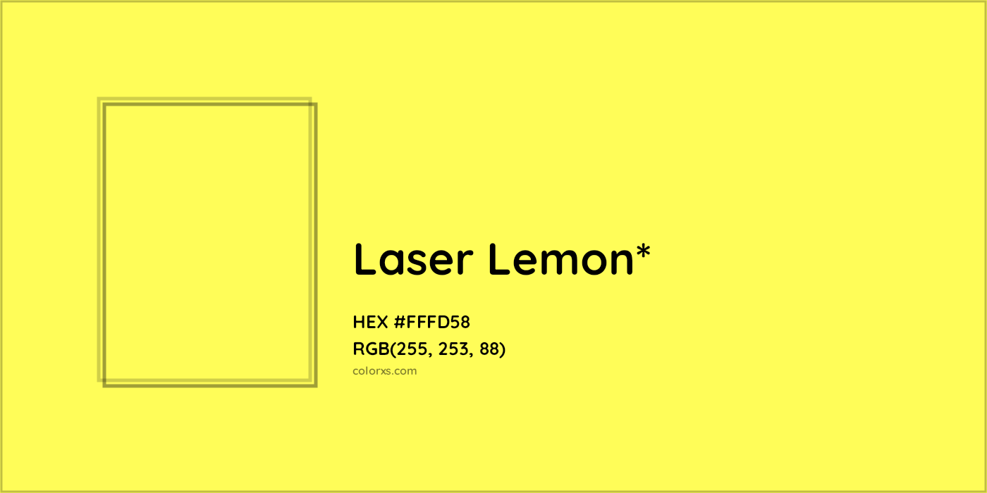 HEX #FFFD58 Color Name, Color Code, Palettes, Similar Paints, Images