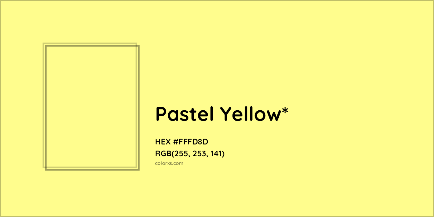HEX #FFFD8D Color Name, Color Code, Palettes, Similar Paints, Images