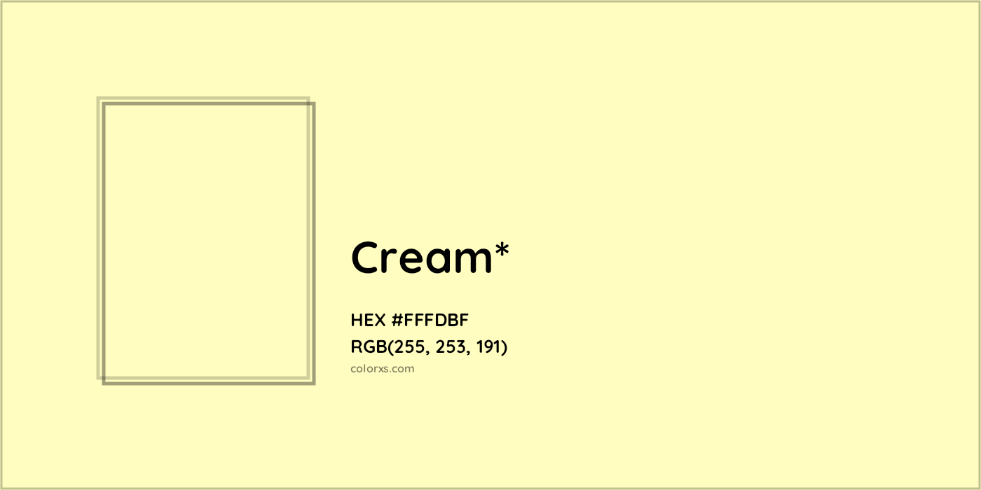 HEX #FFFDBF Color Name, Color Code, Palettes, Similar Paints, Images