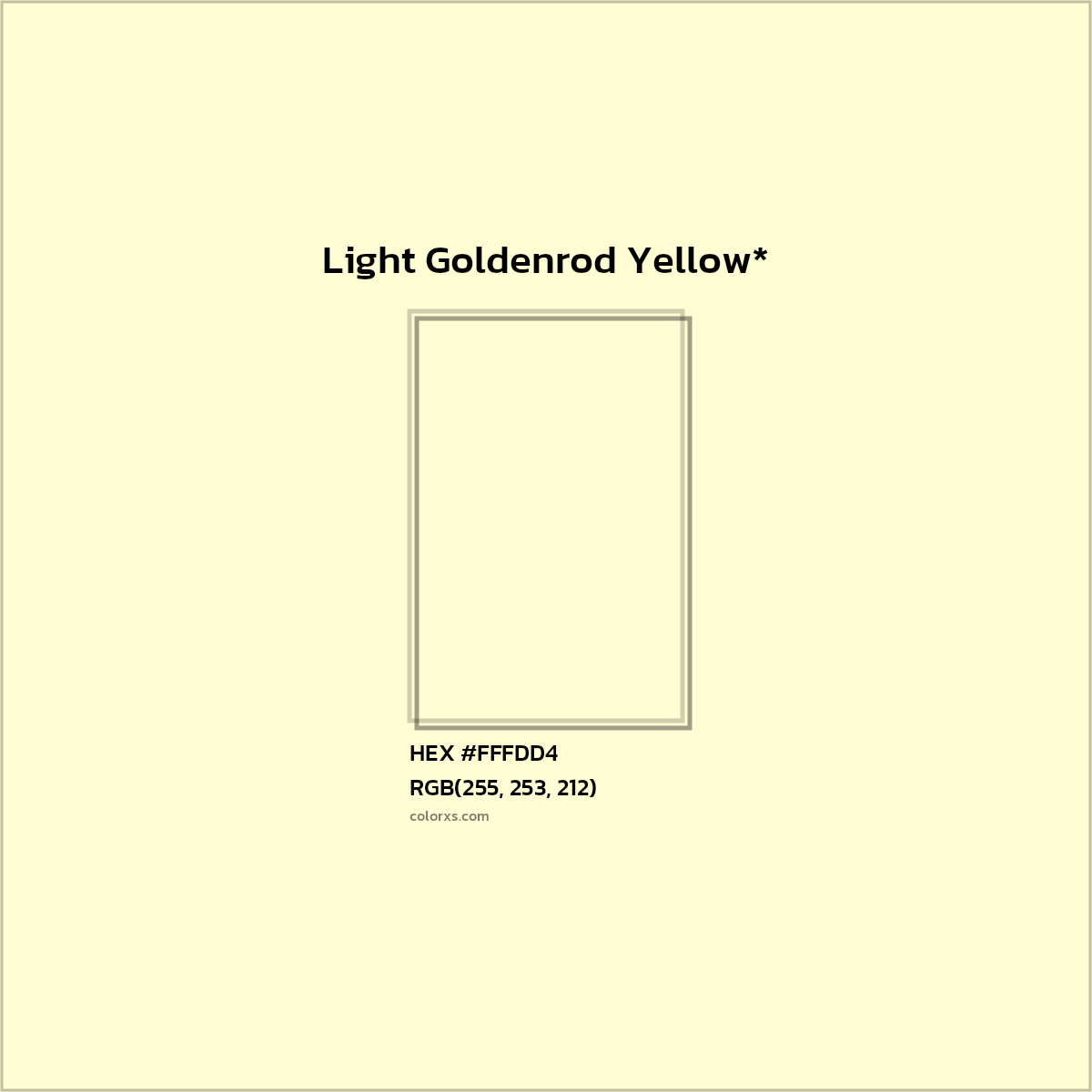 HEX #FFFDD4 Color Name, Color Code, Palettes, Similar Paints, Images