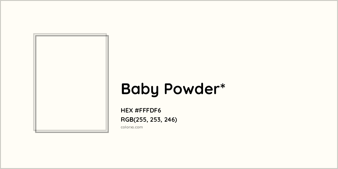 HEX #FFFDF6 Color Name, Color Code, Palettes, Similar Paints, Images