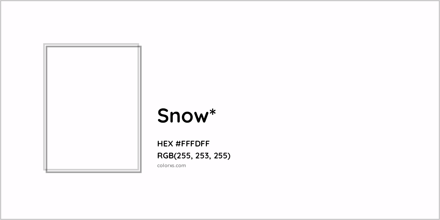 HEX #FFFDFF Color Name, Color Code, Palettes, Similar Paints, Images